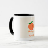 Hübsch als Pfirsich Tasse (Vorderseite Links)