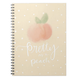 Hübsch als Pfirsichheft Notizblock