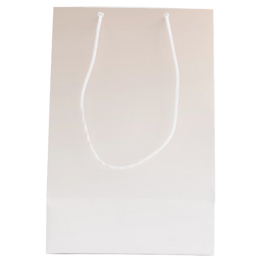 Hübsch als Pfirsichhochzeit Mittlere Geschenktüte (Rückseite)