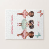 "HÜBSCH ALS PRINZESS" PERSONALISIERT PUZZLE (Horizontal)