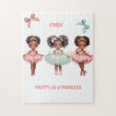 "HÜBSCH ALS PRINZESS" PERSONALISIERT PUZZLE (Vertikal)