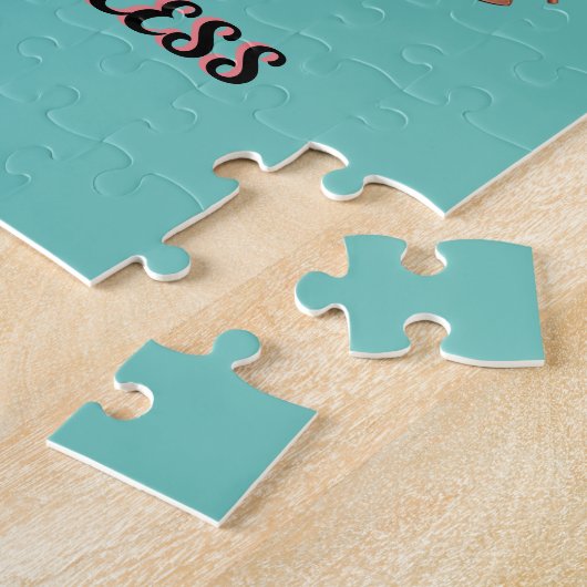 "HÜBSCH ALS PRINZESS" PERSONALISIERT PUZZLE (Seite)