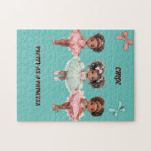 "HÜBSCH ALS PRINZESS" PERSONALISIERT PUZZLE (Horizontal)