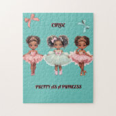 "HÜBSCH ALS PRINZESS" PERSONALISIERT PUZZLE (Vertikal)