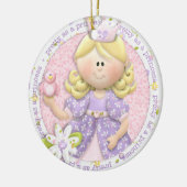 Hübsch als Prinzessin-Foto-Ornament Keramikornament (Links)