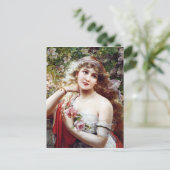 Hübsch als Rose Postkarte (Stehend Vorderseite)