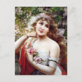 Hübsch als Rose Postkarte (Vorderseite)