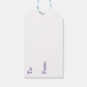 Hübsch Anime Girl Birthday Geschenkanhänger (Rückseite)