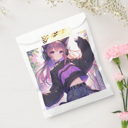 Hübsch Anime Girl Birthday Geschenktütchen (Versiegelt)