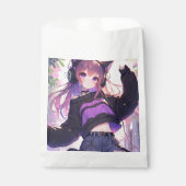 Hübsch Anime Girl Birthday Geschenktütchen (Vorderseite)