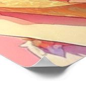 Hübsch Anime Girl Holding a Pizza Poster (Ecke)