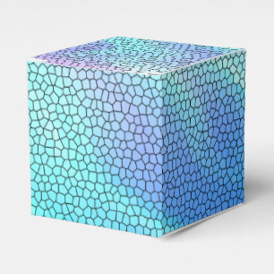 Hübsch Aqua Blue Lila Pastel Mosaic Tiles Geschenkschachtel