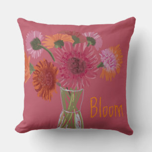 Hübsch Art GerberaFlower Moderne Illustration+ Nam Kissen