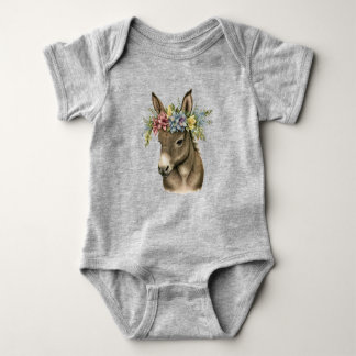 Hübsch Baby Donkey Baby Bodysuit Baby Strampler