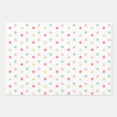 Hübsch Baby Girl Babydusche Mix und Matte Geschenkpapier Set (Vorderseite 2)