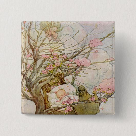 Hübsch Baby Girl Button (Vorderseite)