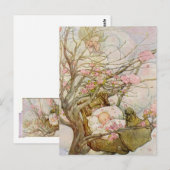 Hübsch Baby Girl Postkarte (Vorne/Hinten)