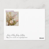 Hübsch Baby Girl Postkarte (Rückseite)