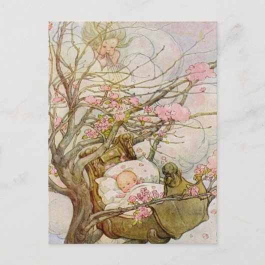 Hübsch Baby Girl Postkarte (Vorderseite)