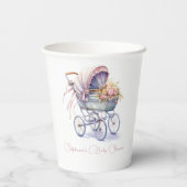 Hübsch Baby Pram Pappbecher (Rückseite)