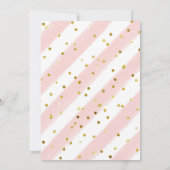 Hübsch Baby Unicorn Diaper Raffle Eintritt Zeichen Einladung (Rückseite)