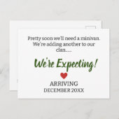 Hübsch bald brauchen wir einen Minibus. Wir ergänz Postkarte (Vorne/Hinten)