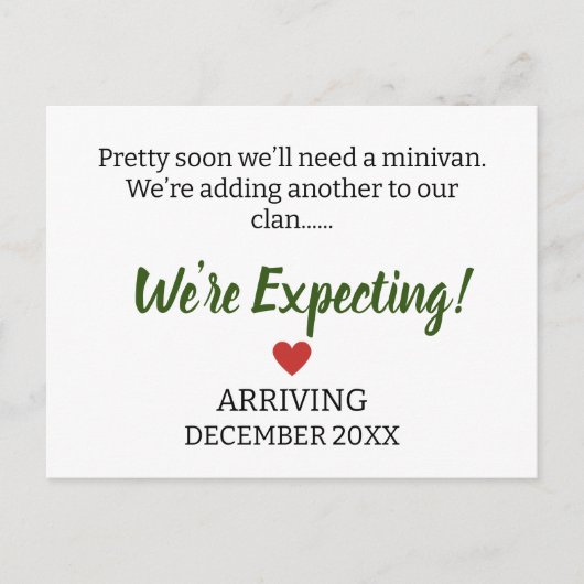 Hübsch bald brauchen wir einen Minibus. Wir ergänz Postkarte (Vorderseite)