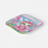 Hübsch Ballerina Cow Pappteller (Gewinkelt)