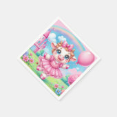 Hübsch Ballerina Cow Serviette (Ecke)