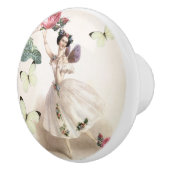 Hübsch Ballerina Fairy Keramik Pull Keramikknauf (Rechts)