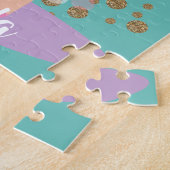 Hübsch Ballerina Girl Imitate Glitzer Puzzle (Seite)