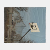 Hübsch Basketball Fleecedecke (Vorderseite (Horizontal))