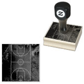 Hübsch Basketball Gummistempel (Stempel)