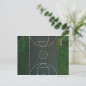 Hübsch Basketball Postkarte (Stehend Vorderseite)