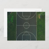 Hübsch Basketball Postkarte (Vorne/Hinten)