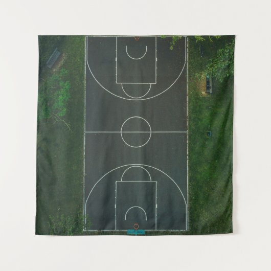 Hübsch Basketball Wandteppich (Vorderseite)