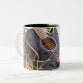 Hübsch Bass Guitar Zweifarbige Tasse (Vorderseite Links)