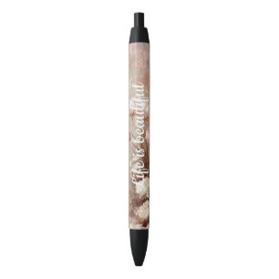 Hübsch Beige Blush Pink Boho Floral Kugelschreiber