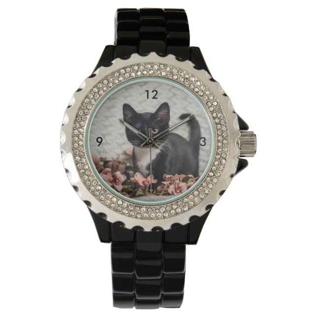 Hübsch-Bella-Rose Armbanduhr (Vorderseite)