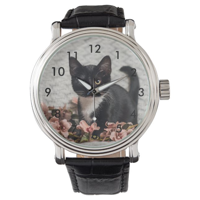 Hübsch-Bella-Rose Armbanduhr (Vorderseite)