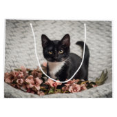 Hübsch-Bella-Rose Große Geschenktüte (Rückseite)