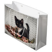 Hübsch-Bella-Rose Große Geschenktüte (Vorderseite Schrägansicht)