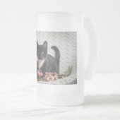 Hübsch-Bella-Rose Mattglas Bierglas (VorderseiteRechts)