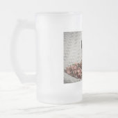 Hübsch-Bella-Rose Mattglas Bierglas (Links)