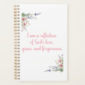 Hübsch bin ich ein Spiegelbild Gottes Christlich Planer (Vorderseite)