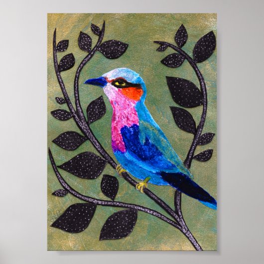 "Hübsch Birdie" 12x18 Archival Print (Matte) Poster (Vorne)