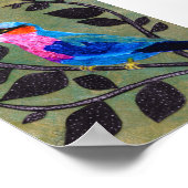 "Hübsch Birdie" 12x18 Archival Print (Matte) Poster (Ecke)