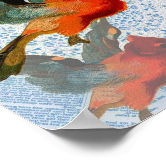 Hübsch Birdie Poster (Ecke)