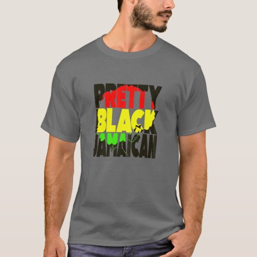 Hübsch Black Jamaica Afro Jamaica T-Shirt (Vorderseite)