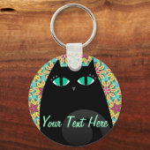 Hübsch Black Kitty Schlüsselanhänger (Vorderseite)